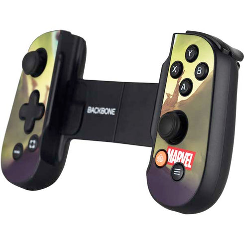 Marvel Rocket Raccoon Armored Arsenal Backbone One for iPhone Game Controller Skin