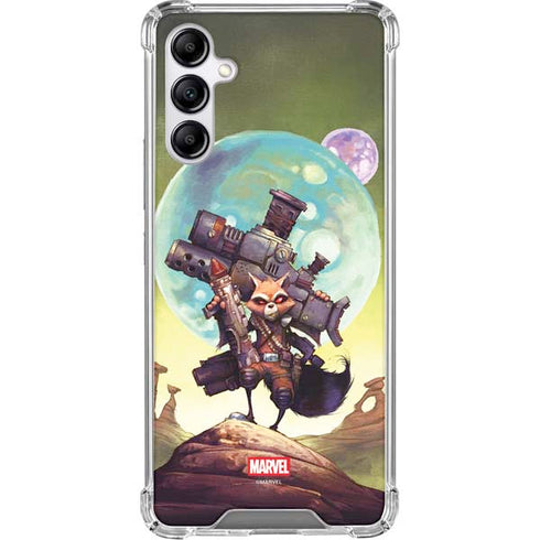 Marvel Rocket Raccoon Armored Arsenal Gabb Phone 4 Clear Case