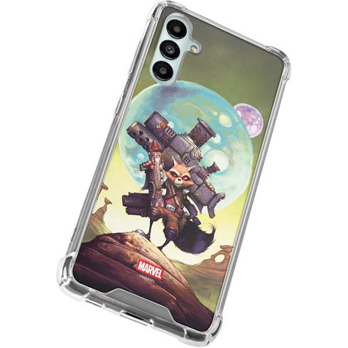 Marvel Rocket Raccoon Armored Arsenal Gabb Phone 4 Clear Case
