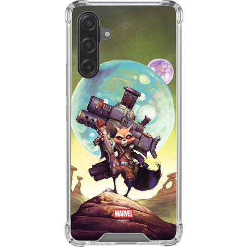 Marvel Rocket Raccoon Armored Arsenal Galaxy A17 Clear Case
