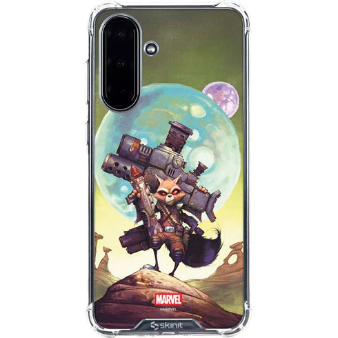 Marvel Rocket Raccoon Armored Arsenal Galaxy A36 5G Clear Case