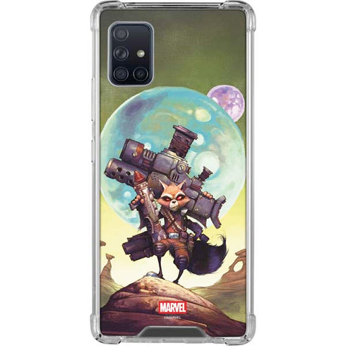 Marvel Rocket Raccoon Armored Arsenal Galaxy A51 5G Clear Case