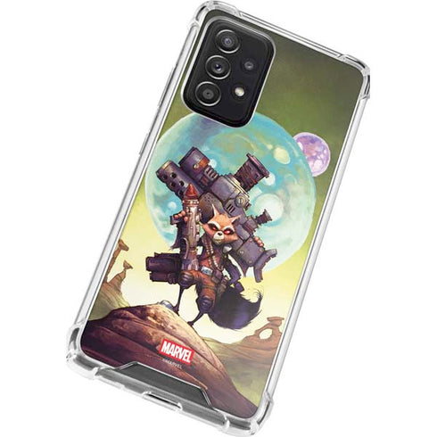 Marvel Rocket Raccoon Armored Arsenal Galaxy A52 5G Clear Case
