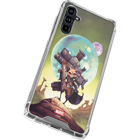 Marvel Rocket Raccoon Armored Arsenal Galaxy A54 5G Clear Case
