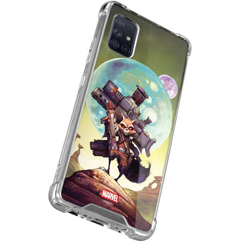 Marvel Rocket Raccoon Armored Arsenal Galaxy A71 5G Clear Case
