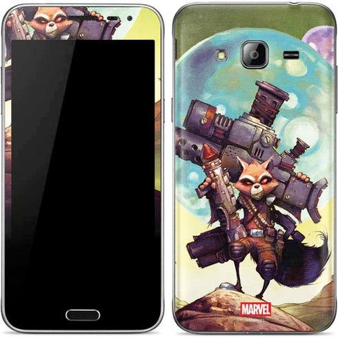 Marvel Rocket Raccoon Armored Arsenal Galaxy J3 Skin