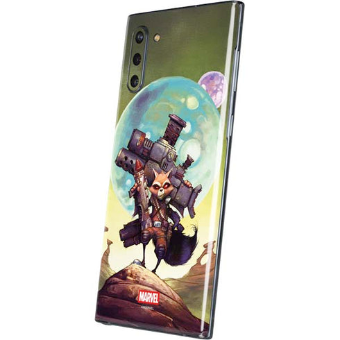 Marvel Rocket Raccoon Armored Arsenal Galaxy Note 10 Skin