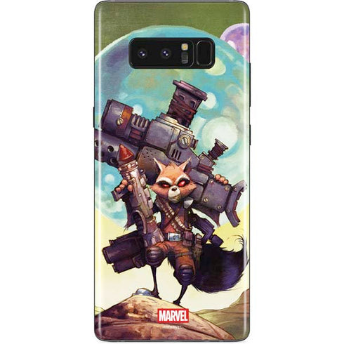 Marvel Rocket Raccoon Armored Arsenal Galaxy Note 8 Skin