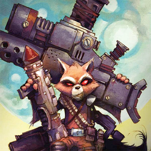 Marvel Rocket Raccoon Armored Arsenal Galaxy Note 8 Skin