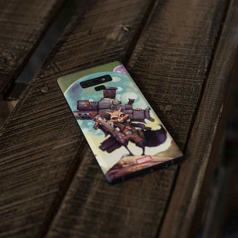 Marvel Rocket Raccoon Armored Arsenal Galaxy Note 9 Skin