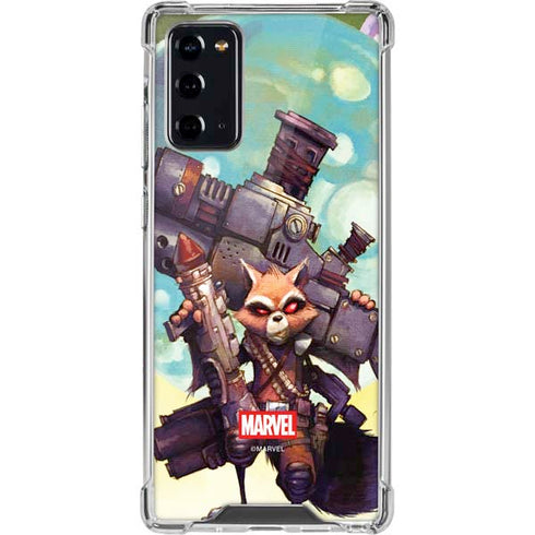 Marvel Rocket Raccoon Armored Arsenal Galaxy Note20 5G Clear Case