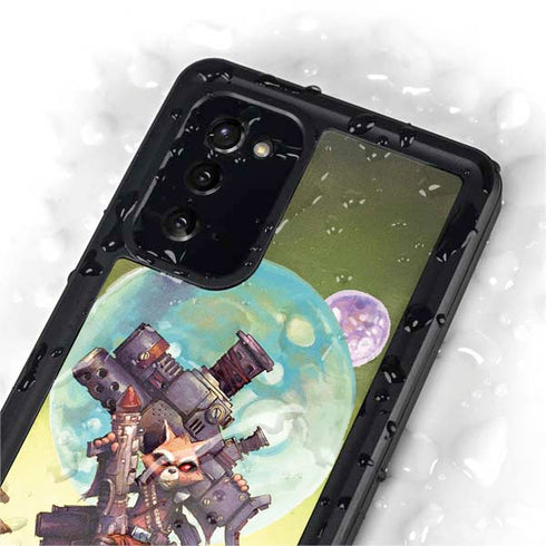 Marvel Rocket Raccoon Armored Arsenal Galaxy Note20 5G Waterproof Case