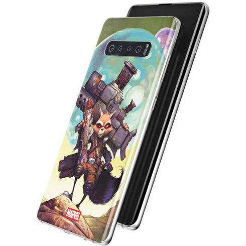 Marvel Rocket Raccoon Armored Arsenal Galaxy S10 Plus Skin