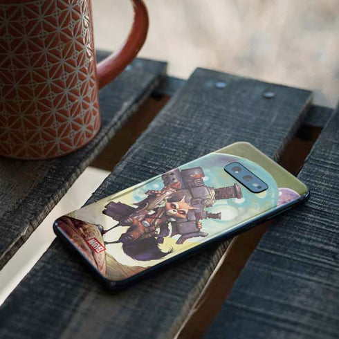 Marvel Rocket Raccoon Armored Arsenal Galaxy S10e Skin