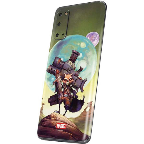 Marvel Rocket Raccoon Armored Arsenal Galaxy S20 Skin