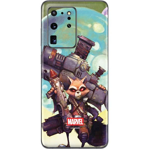 Marvel Rocket Raccoon Armored Arsenal Galaxy S20 Ultra 5G Skin