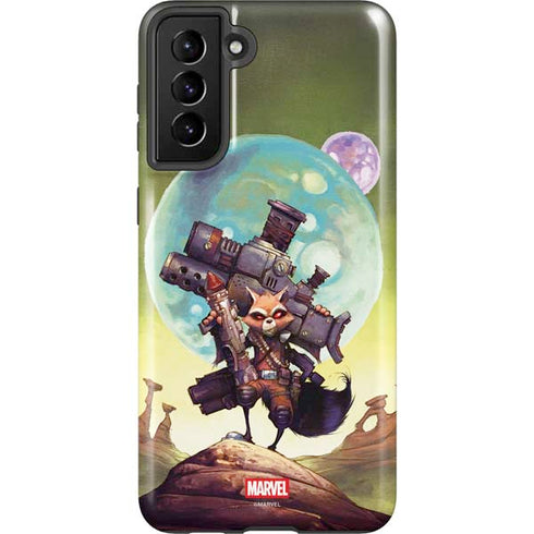 Marvel Rocket Raccoon Armored Arsenal Galaxy S21 Plus 5G Pro Case
