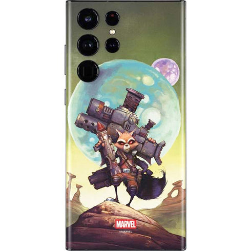 Marvel Rocket Raccoon Armored Arsenal Galaxy S22 Ultra Skin