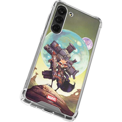 Marvel Rocket Raccoon Armored Arsenal Galaxy S23 Plus Clear Case