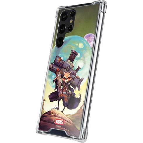 Marvel Rocket Raccoon Armored Arsenal Galaxy S23 Ultra Clear Case