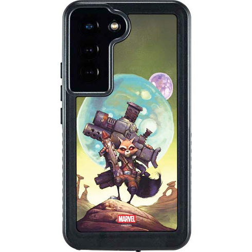 Marvel Rocket Raccoon Armored Arsenal Galaxy S23 Waterproof Case