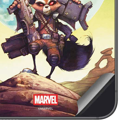 Marvel Rocket Raccoon Armored Arsenal Galaxy S24 Plus Skin