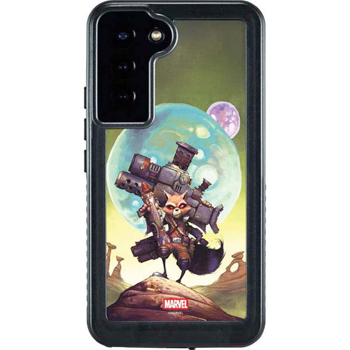 Marvel Rocket Raccoon Armored Arsenal Galaxy S24 Plus Waterproof Case