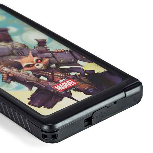Marvel Rocket Raccoon Armored Arsenal Galaxy S24 Ultra Waterproof Case