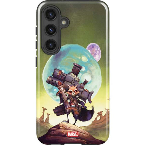 Marvel Rocket Raccoon Armored Arsenal Galaxy S25 Impact Case