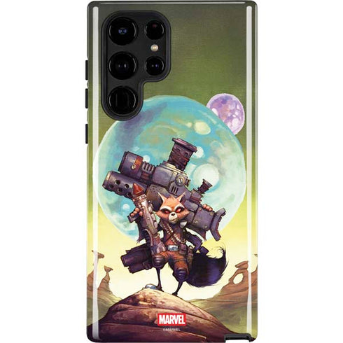 Marvel Rocket Raccoon Armored Arsenal Galaxy S25 Ultra Impact Case