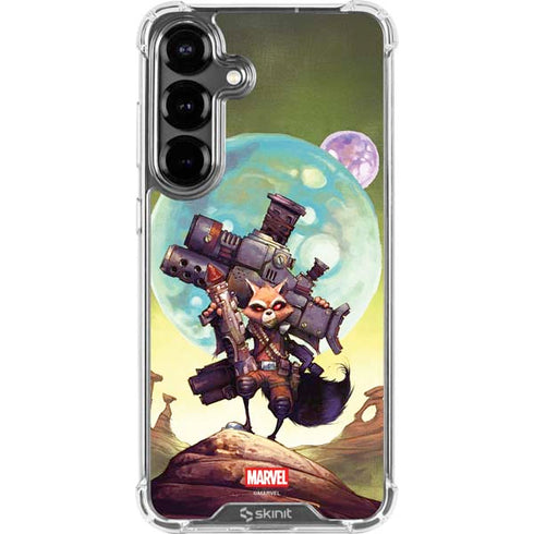 Marvel Rocket Raccoon Armored Arsenal Galaxy S26 Clear Case