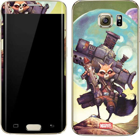 Marvel Rocket Raccoon Armored Arsenal Galaxy S7 Edge Skin