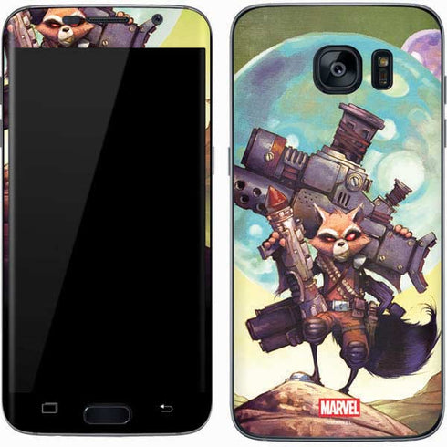 Marvel Rocket Raccoon Armored Arsenal Galaxy S7 Skin
