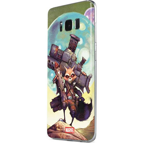 Marvel Rocket Raccoon Armored Arsenal Galaxy S8 Skin