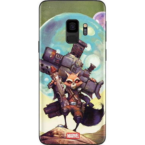 Marvel Rocket Raccoon Armored Arsenal Galaxy S9 Skin