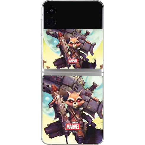 Marvel Rocket Raccoon Armored Arsenal Galaxy Z Flip3 5G Skin