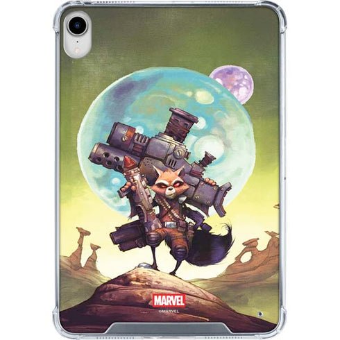 Marvel Rocket Raccoon Armored Arsenal iPad 11th Gen (2025) Clear Case