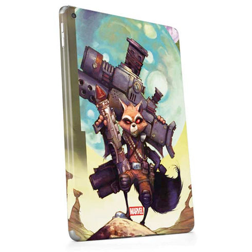 Marvel Rocket Raccoon Armored Arsenal Apple iPad Skin