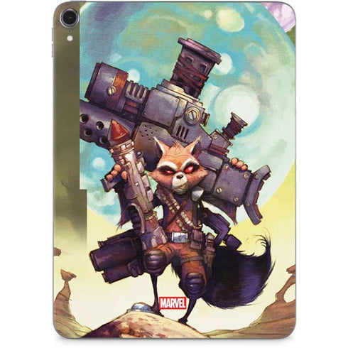 Marvel Rocket Raccoon Armored Arsenal Apple iPad Pro Skin