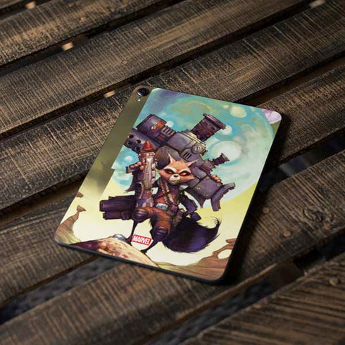 Marvel Rocket Raccoon Armored Arsenal Apple iPad Pro Skin