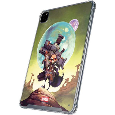 Marvel Rocket Raccoon Armored Arsenal iPad Cases