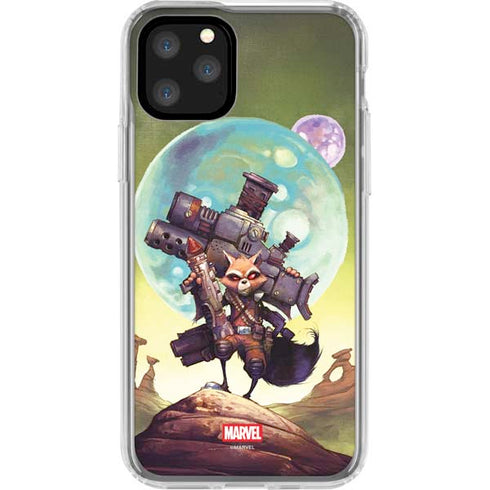 Marvel Rocket Raccoon Armored Arsenal iPhone 11 Pro Clear Case
