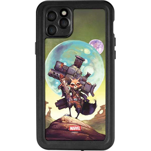Marvel Rocket Raccoon Armored Arsenal iPhone 11 Pro Max Waterproof Case