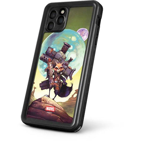 Marvel Rocket Raccoon Armored Arsenal iPhone 11 Pro Max Waterproof Case