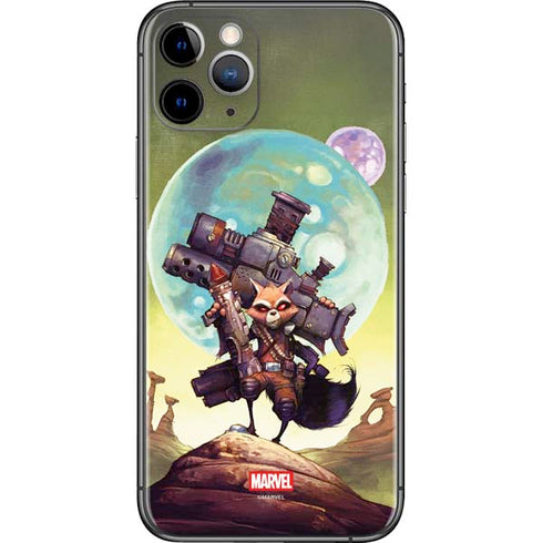 Marvel Rocket Raccoon Armored Arsenal iPhone 11 Pro Skin
