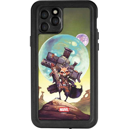 Marvel Rocket Raccoon Armored Arsenal iPhone 11 Pro Waterproof Case