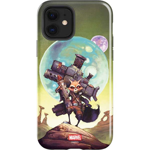 Marvel Rocket Raccoon Armored Arsenal iPhone 12 Impact Case