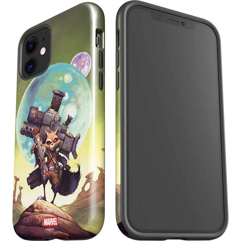 Marvel Rocket Raccoon Armored Arsenal iPhone 12 Impact Case