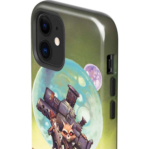 Marvel Rocket Raccoon Armored Arsenal iPhone 12 Mini Impact Case
