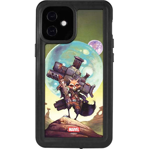 Marvel Rocket Raccoon Armored Arsenal iPhone 12 Mini Waterproof Case
